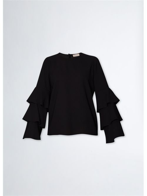 blusa donna nera LIU JO | WF4481T0347/22222